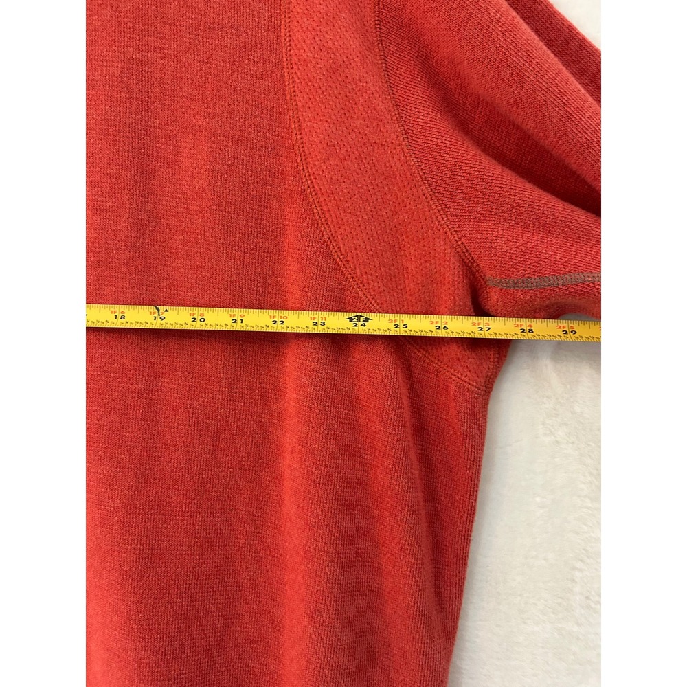 Tommy Bahama Mens Orange Red Quarter Zip Pullover Sweater T21172 XXL - Picture 8 of 8